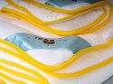 Kołdra antyalergiczna 90x120 + poduszka 40x60 Babies Niedźwiadek Honey 350g+50g komplet dziecięcy biały AMZ