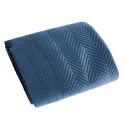 Narzuta dekoracyjna 200x220 Sofia granatowa welurowa Eurofirany Narzuta dekoracyjna 200x220 Sofia granatowa welurowa Eurofirany