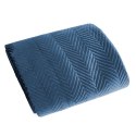 Narzuta dekoracyjna 200x220 Sofia granatowa welurowa Eurofirany Narzuta dekoracyjna 200x220 Sofia granatowa welurowa Eurofirany