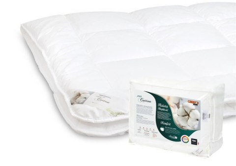 Kołdra antyalergiczna 155x200 Cotton letnia 600g biała AMZ Kołdra antyalergiczna 155x200 Cotton letnia 600g biała AMZ