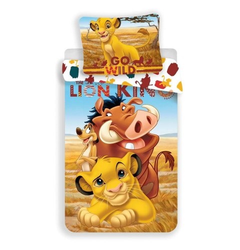Pościel bawełniana 140x200 Król Lew 9436 Simba Pumba Timon Lion King poszewka 70x90 Pościel bawełniana 140x200 Król Lew 9436 Simba Pumba Timon Lion King poszewka 70x90