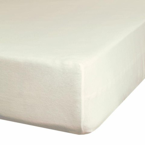 Prześcieradło satynowe z gumką 140x200 Nova kremowe na wysoki materac 30 cm Eurofirany Prześcieradło satynowe z gumką 140x200 Nova kremowe na wysoki materac 30 cm Eurofirany