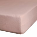 Prześcieradło satynowe z gumką 160x200 Nova pudrowe różowe na wysoki materac 30 cm Eurofirany Prześcieradło satynowe z gumką 160x200 Nova pudrowe różowe na wysoki materac 30 cm Eurofirany