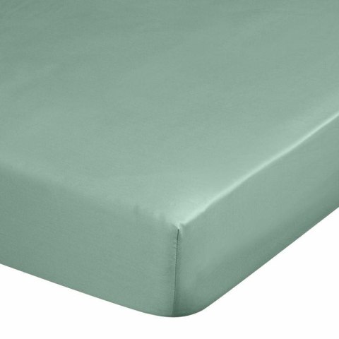 Prześcieradło satynowe z gumką 180x200 Nova miętowe na wysoki materac 30 cm Eurofirany Prześcieradło satynowe z gumką 180x200 Nova miętowe na wysoki materac 30 cm Eurofirany