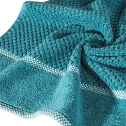 Ręcznik Caleb 70x140 turkusowy ciemny 540g/m2 Eurofirany