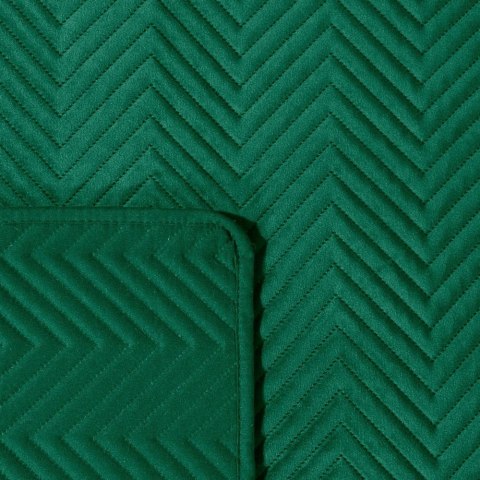Narzuta dekoracyjna 200x220 Sofia zielona ciemna welurowa Eurofirany Narzuta dekoracyjna 200x220 Sofia zielona ciemna welurowa Eurofirany