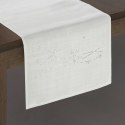 Obrus bieżnik świąteczny 40x140 Agata srebrny śnieżynki cekinki Eurofirany Obrus bieżnik świąteczny 40x140 Agata srebrny śnieżynki cekinki Eurofirany