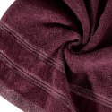 Ręcznik Glory 70x140 bordo bordowy z welurową bordiurą i błyszczącą nicią 500g70x140m2 Eurofirany Ręcznik Glory 70x140 bordo bordowy z welurową bordiurą i błyszczącą nicią 500g70x140m2 Eurofirany