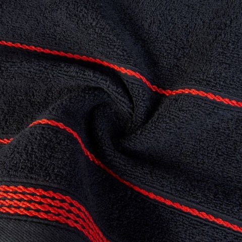 Ręcznik Mira 50x90 czarny 18 frotte 500 g/m2 Eurofirany Ręcznik Mira 50x90 czarny 18 frotte 500 g/m2 Eurofirany