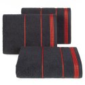 Ręcznik Mira 50x90 czarny 18 frotte 500 g/m2 Eurofirany Ręcznik Mira 50x90 czarny 18 frotte 500 g/m2 Eurofirany