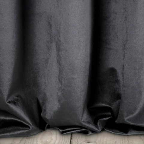 Zasłona gotowa na taśmie 140x270 Taylor grafitowa welurowa Zasłona gotowa na taśmie 140x270 Taylor grafitowa welurowa