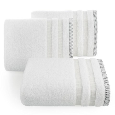 Ręcznik Riki 50x90 biały 01 400g/m2 Eurofirany Ręcznik Riki 50x90 biały 01 400g/m2 Eurofirany