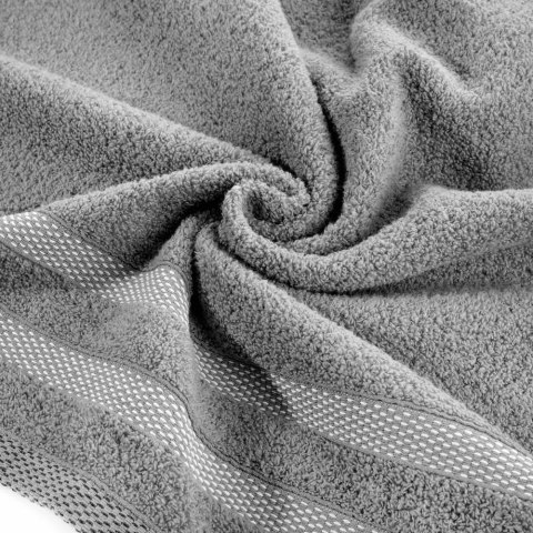 Ręcznik Riki 50x90 stalowy 04 400g/m2 Eurofirany Ręcznik Riki 50x90 stalowy 04 400g/m2 Eurofirany