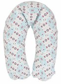 Poduszka pozycjonująca Relax 170cm strzały szara błękitna R-39 do karmienia ciążowa wypoczynkowa Poduszka pozycjonująca Relax 170cm strzały szara błękitna R-39 do karmienia ciążowa wypoczynkowa