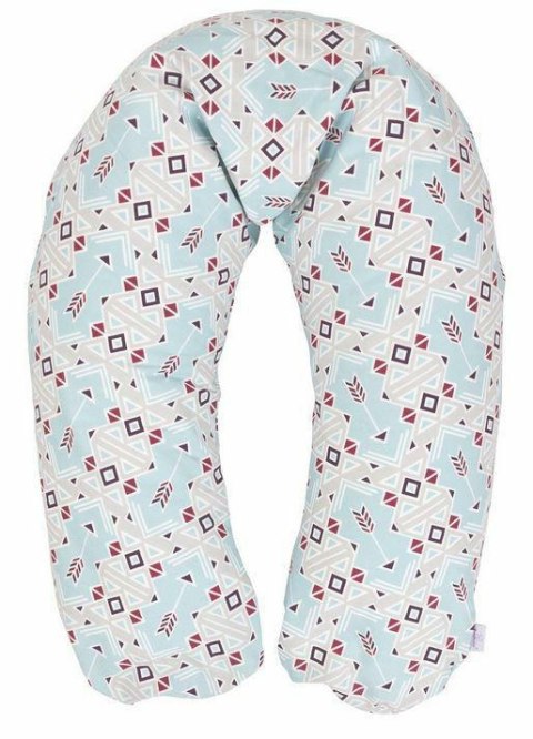 Poduszka pozycjonująca Relax 170cm strzały szara błękitna R-39 do karmienia ciążowa wypoczynkowa Poduszka pozycjonująca Relax 170cm strzały szara błękitna R-39 do karmienia ciążowa wypoczynkowa