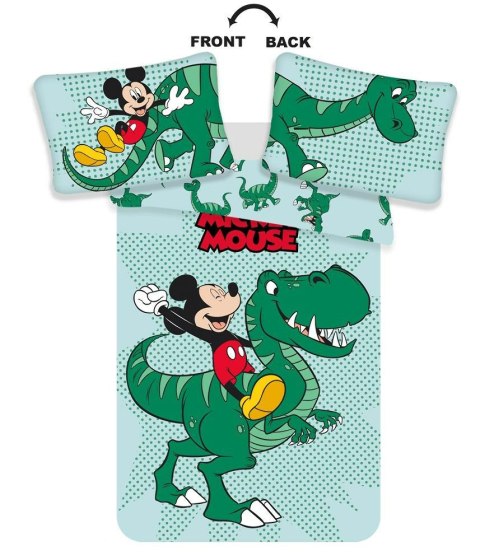 Pościel bawełniana 100x135 Myszka Miki Mickey Mouse dinonazur zielona do łóżeczka 4775 poszewka 40x60 Pościel bawełniana 100x135 Myszka Miki Mickey Mouse dinonazur zielona do łóżeczka 4775 poszewka 40x60