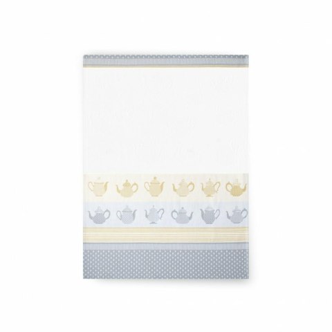 Ścierka do naczyń 50x70 czajniki szara żółta 8577/3/B Cejlon 2 Ścierka do naczyń 50x70 czajniki szara żółta 8577/3/B Cejlon 2