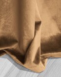 Zasłona gotowa 140x250 musztardowa welurowa na przelotkach soft Velvet do salonu Zasłona gotowa 140x250 musztardowa welurowa na przelotkach soft Velvet do salonu