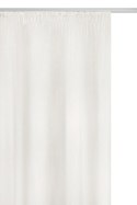 Zasłona gotowa 140x270 biała welurowa na taśmie soft Velvet do salonu
