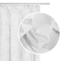 Zasłona gotowa 140x270 biała welurowa na taśmie soft Velvet do salonu