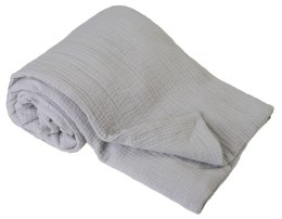 Kocyk muślinowy 75x100 Muslin szary 42 bawełniany