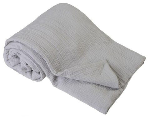 Kocyk muślinowy 75x100 Muslin szary 42 bawełniany Kocyk muślinowy 75x100 Muslin szary 42 bawełniany