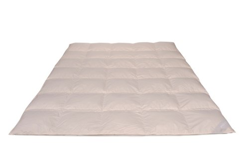 Kołdra z puchu 90% 200x220 Ekskluzywna 900g klimatyczna kremowa Piórex