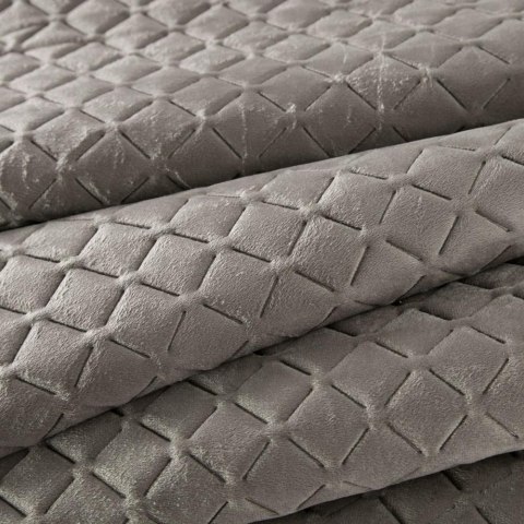 Narzuta dekoracyjna 220x240 Dimon beżowa welurowa w geometryczny wzór Eurofirany Narzuta dekoracyjna 220x240 Dimon beżowa welurowa w geometryczny wzór Eurofirany