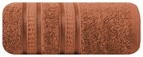 Ręcznik Mila 70x140 ceglasty bambusowy frotta 500g/m2 Eurofirany
