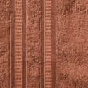 Ręcznik Mila 70x140 ceglasty bambusowy frotta 500g/m2 Eurofirany