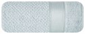 Ręcznik Milan 50x90 srebrny frotte 500g/m2 bawełniany z bordiurą przetykaną błyszczącą nicią Eurofirany Ręcznik Milan 50x90 srebrny frotte 500g/m2 bawełniany z bordiurą przetykaną błyszczącą nicią Eurofirany