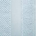 Ręcznik Milan 50x90 srebrny frotte 500g/m2 bawełniany z bordiurą przetykaną błyszczącą nicią Eurofirany Ręcznik Milan 50x90 srebrny frotte 500g/m2 bawełniany z bordiurą przetykaną błyszczącą nicią Eurofirany