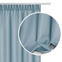 Zasłona gotowa 140x175 błękitna na taśmie Viva do salonu Zasłona gotowa 140x175 błękitna na taśmie Viva do salonu