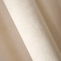 Zasłona gotowa na przelotkach 140x250 beżowa welurowa Rosa Zasłona gotowa na przelotkach 140x250 beżowa welurowa Rosa