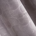 Zasłona gotowa na przelotkach 140x250 geometryczny wzór pudrowa różowa welurowa Ellen Zasłona gotowa na przelotkach 140x250 geometryczny wzór pudrowa różowa welurowa Ellen