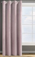 Zasłona gotowa na przelotkach 140x250 pudrowa różowa welurowa Rosa Zasłona gotowa na przelotkach 140x250 pudrowa różowa welurowa Rosa