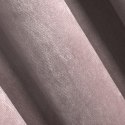 Zasłona gotowa na przelotkach 140x250 pudrowa różowa welurowa Rosa Zasłona gotowa na przelotkach 140x250 pudrowa różowa welurowa Rosa