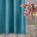 Zasłona gotowa na taśmie 135x300 turkusowa ciemna welurowa Rosa Zasłona gotowa na taśmie 135x300 turkusowa ciemna welurowa Rosa