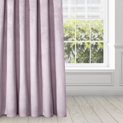 Zasłona gotowa na taśmie 140x270 Rosa pudrowa welurowa D91 Zasłona gotowa na taśmie 140x270 Rosa pudrowa welurowa D91