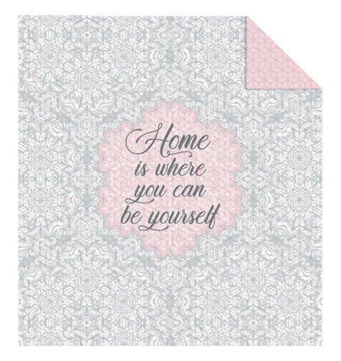 Narzuta dekoracyjna 170x210 Holland K04 Glamour biała szara Dom jest tam gdzie możesz być sobą Home is where you can be yourself