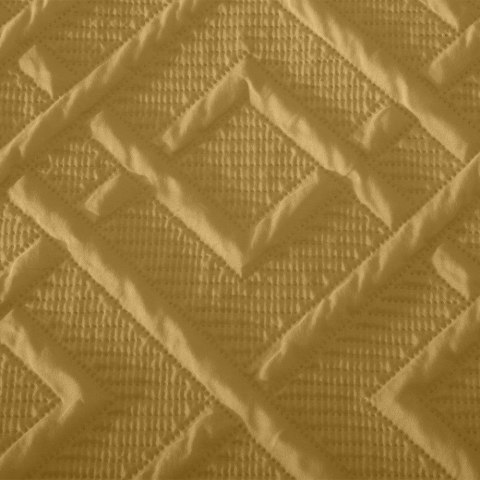 Narzuta dekoracyjna 220x240 Alara 2 musztardowa wzór geometryczny Narzuta dekoracyjna 220x240 Alara 2 musztardowa wzór geometryczny