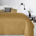 Narzuta dekoracyjna 220x240 Alara 3 musztardowa wzór geometryczny w romby Narzuta dekoracyjna 220x240 Alara 3 musztardowa wzór geometryczny w romby