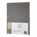 Prześcieradło satynowe z gumką 140x200 Nova popielate na wysoki materac 30 cm Eurofirany Prześcieradło satynowe z gumką 140x200 Nova popielate na wysoki materac 30 cm Eurofirany