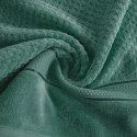 Ręcznik Jessi 70x140 zielony ciemny frotte 500g/m2 z fakturą wytłaczanej krateczki i welurową bordiurą Eurofirany Ręcznik Jessi 70x140 zielony ciemny frotte 500g/m2 z fakturą wytłaczanej krateczki i welurową bordiurą Eurofirany
