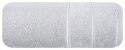 Ręcznik Mari 50x90 srebrny z welurową bordiurą 500g/m2 Eurofirany Ręcznik Mari 50x90 srebrny z welurową bordiurą 500g/m2 Eurofirany