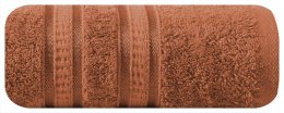 Ręcznik Mila 50x90 ceglasty bambusowy frotta 500g/m2 Eurofirany