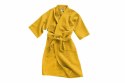 Szlafrok gofrowany musztardowy S/M bawełniany Kimono Gofer Szlafrok gofrowany musztardowy S/M bawełniany Kimono Gofer