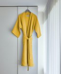 Szlafrok gofrowany musztardowy S/M bawełniany Kimono Gofer Szlafrok gofrowany musztardowy S/M bawełniany Kimono Gofer