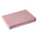 Prześcieradło jersey z gumką 160x200 pudrowe na wysoki materac 30 cm 125 g/m2 Prześcieradło jersey z gumką 160x200 pudrowe na wysoki materac 30 cm 125 g/m2