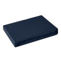 Prześcieradło jersey z gumką 90x200 granatowe na wysoki materac 25 cm 125 g/m2 Prześcieradło jersey z gumką 90x200 granatowe na wysoki materac 25 cm 125 g/m2